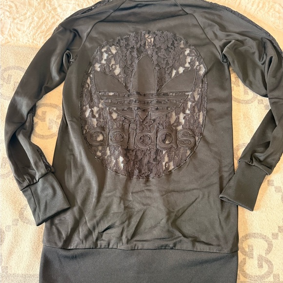 Adidas Women's Black Lace Turtleneck Top - Picture 7 of 12